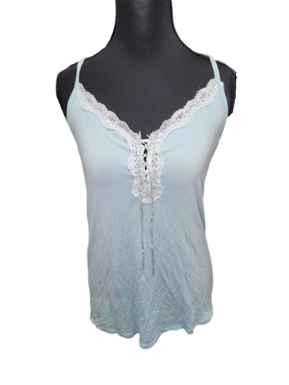 Pj Salvage Womens M Y2K Fairy Cottagecore Parisian Dainty Lace Soft Girl Top